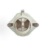 HERMES Picotin Lock 14 Silver buckle vegetable basket bucket bag handbag 14 Women\'s style grey, white and green